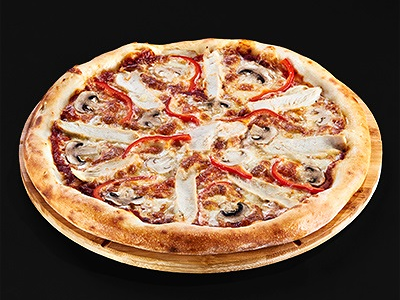 Пицца Курица с грибами