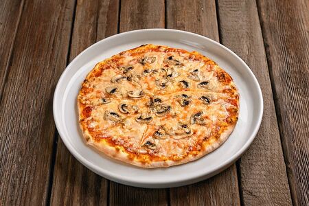 Антипицца курица и грибы 