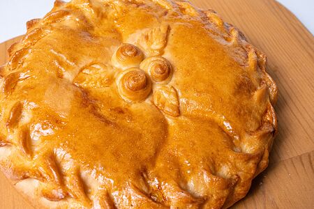 Пирог с курицей и картофелем