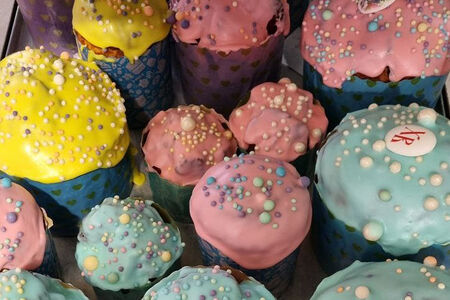 Кулич Пасхальный с цукатами