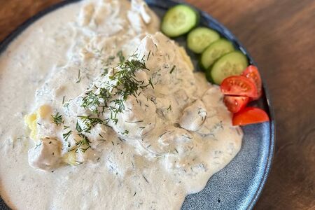Курица в сливочном соусе