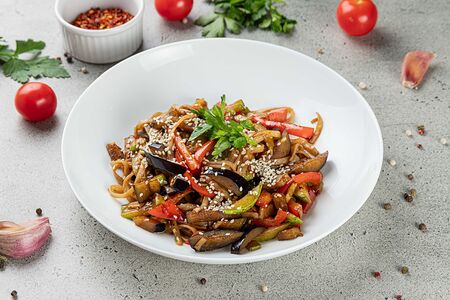 Удон с овощами