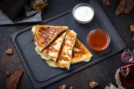 Кесадилья с курицей