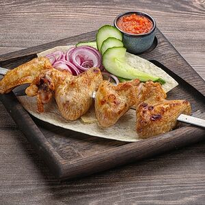 Шашлык из куриных крыльев