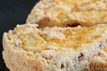 Королевская ватрушка с клюквой