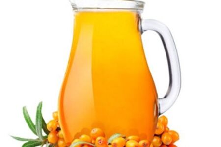 Морс облепиха с ананасом