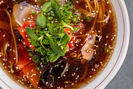 Овощной рамен