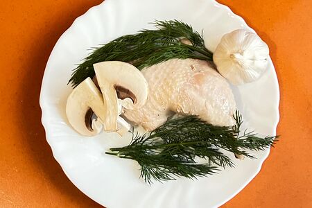 Курица отварная
