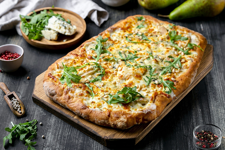 Римская пицца Груша-горгондзола