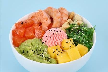 Поке Лосось-креветка L