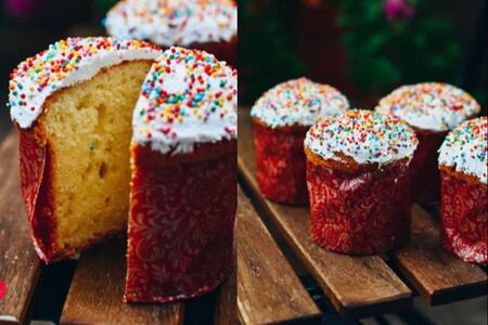 Кулич творожный без изюма