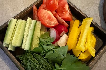 Овощная тарелка