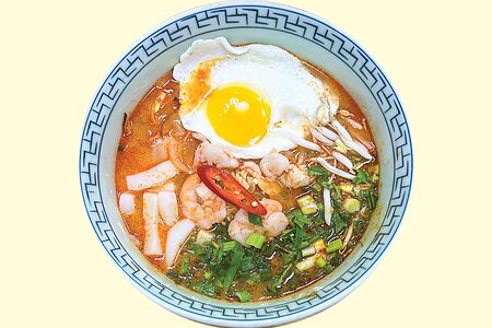 Шин рамен с курицей