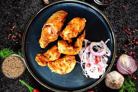 Шашлык из куриного филе