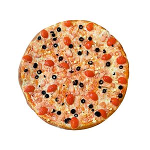 Царская с лососем и креветками