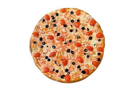 Царская с лососем и креветками