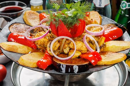 Садж из баранины 