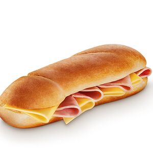 Багет с ветчиной и сыром