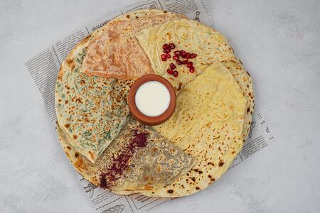 Кутабы с мясом