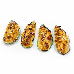 Запеченные большие мидии