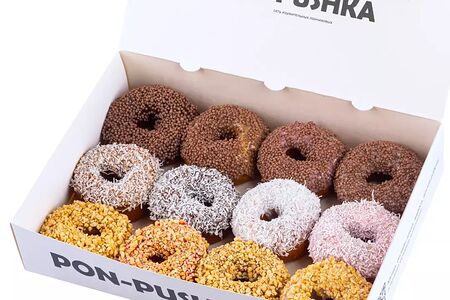 Бокс Глазированный с посыпкой M