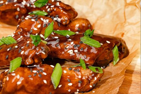 Крылья в перечном соусе барбекю