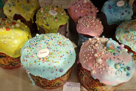 Кулич Пасхальный с цукатами