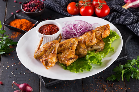 Шашлык из куриных крылышек