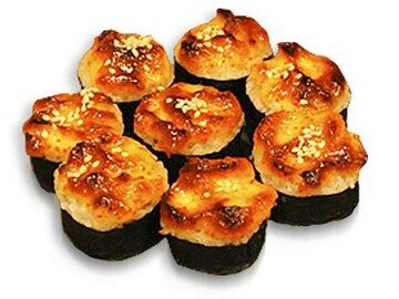 Тёплый с угрём и грибами