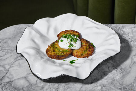 Драники с копченой сметаной