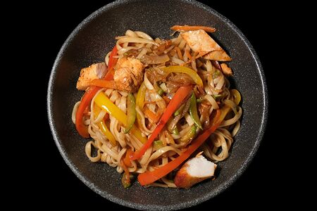 Удон с курицей