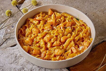 Паста с креветками