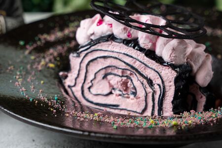 Торт блинный японский