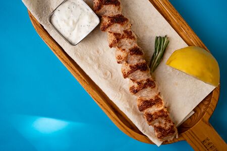 Кебаб из креветок 