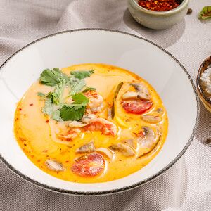 Суп Том ям с креветками