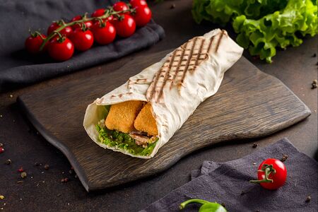 Шаурма с рыбой XL