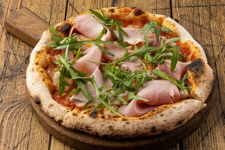 Мини-пицца с тамбовским окороком