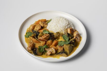 Карри по-тайски с курицей