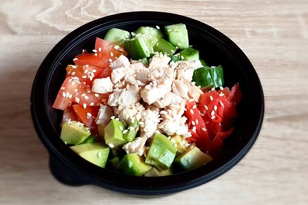 Поке с курицей