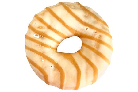 Пончик с карамельной начинкой