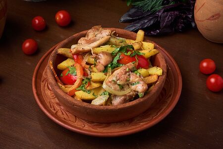 Оджахури с курицей