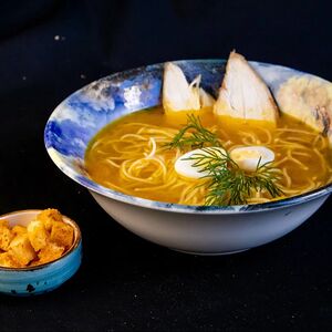 Лапша с курицей