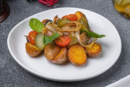 Картофель с грибами