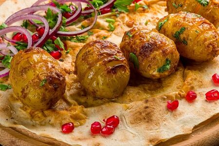 Картофель на углях