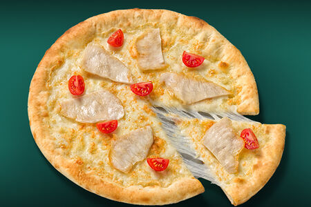 Пицца с курицей детская