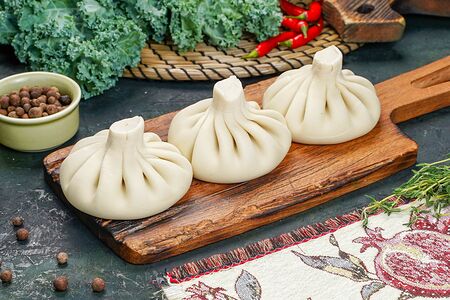 Хинкали с бараниной