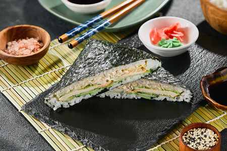 Сэндвич по-японски с курицей