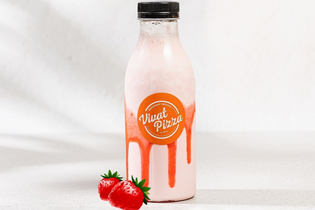 Молочный коктейль Клубничный