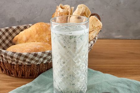 Кавказская окрошка на мацони