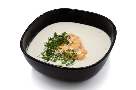 Суп сырный с лососем